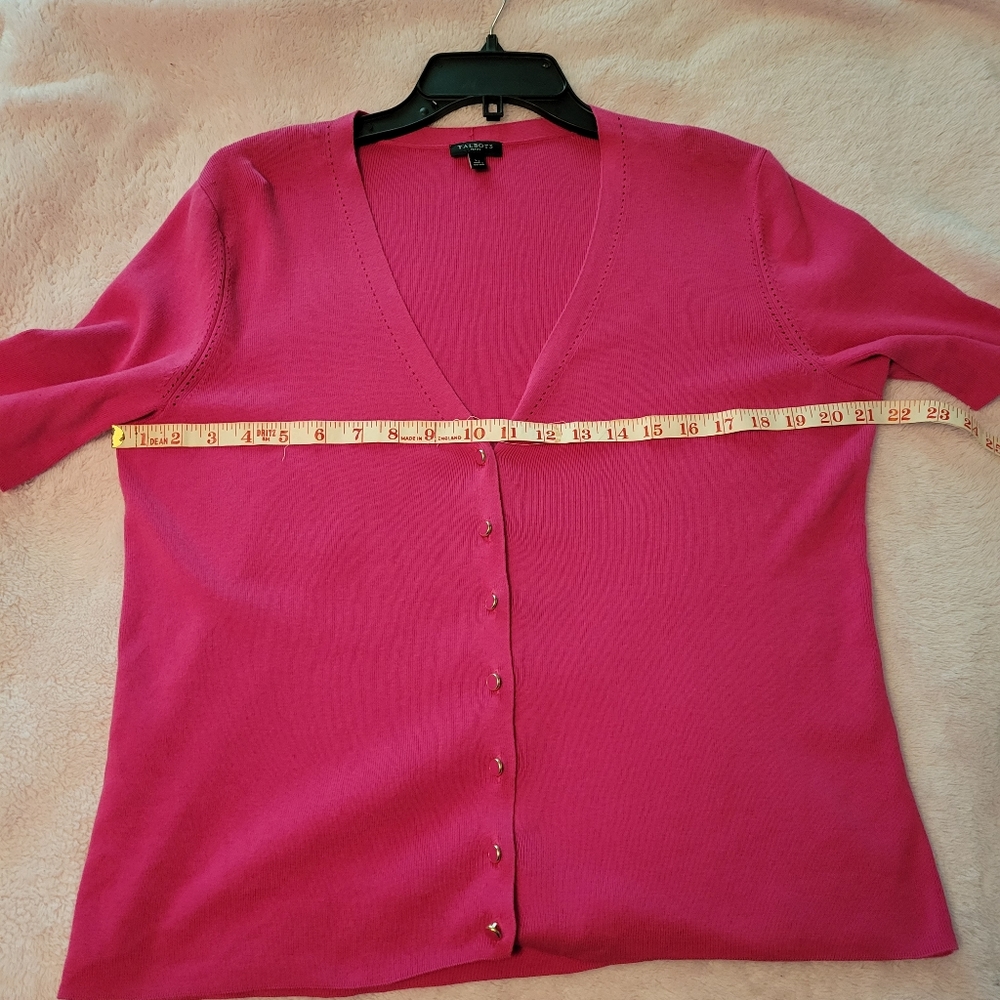 Talbots Pink Kelly Cardigan - Picture 6 of 6